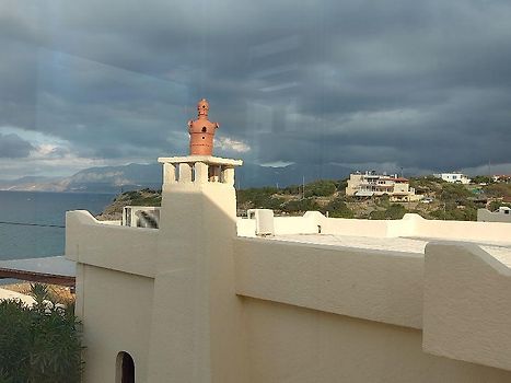 Seitenaussicht vom Balkon